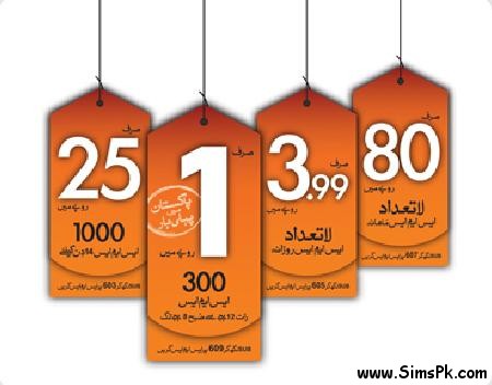 Ufone Uth Sms Bundles