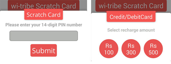 Witribe Scratch Card