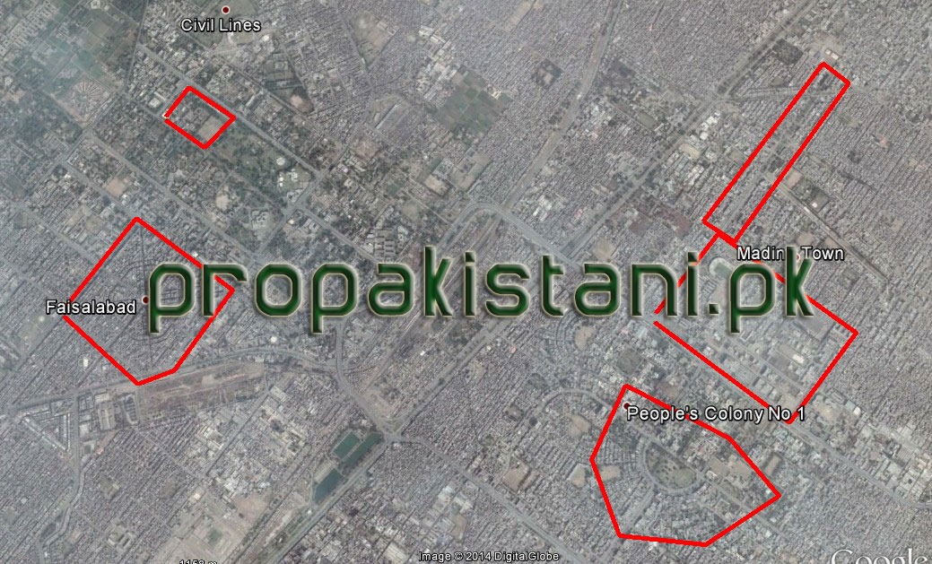 Zong 4G Coverage Map In Faisalabad