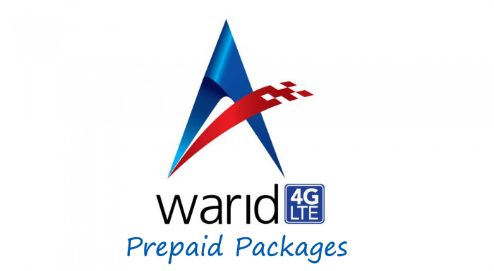 Warid 4G LTE Packages For Prepaid Customers
