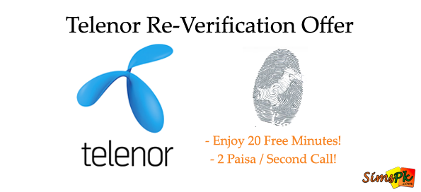 Telenor Re-Verification Offer on Recharge