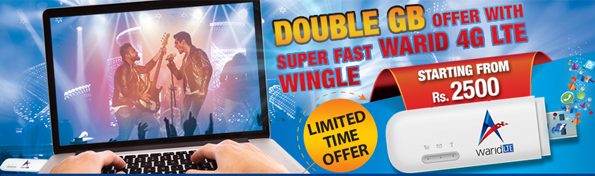 Warid Introduces Warid 4G LTE Wingle Device
