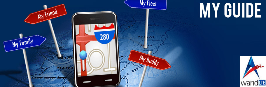 Warid My Guide - Get Location Details Of Anyone or Anything