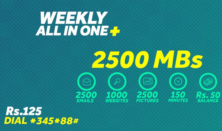 Djuice Weekly Internet Plus Offer